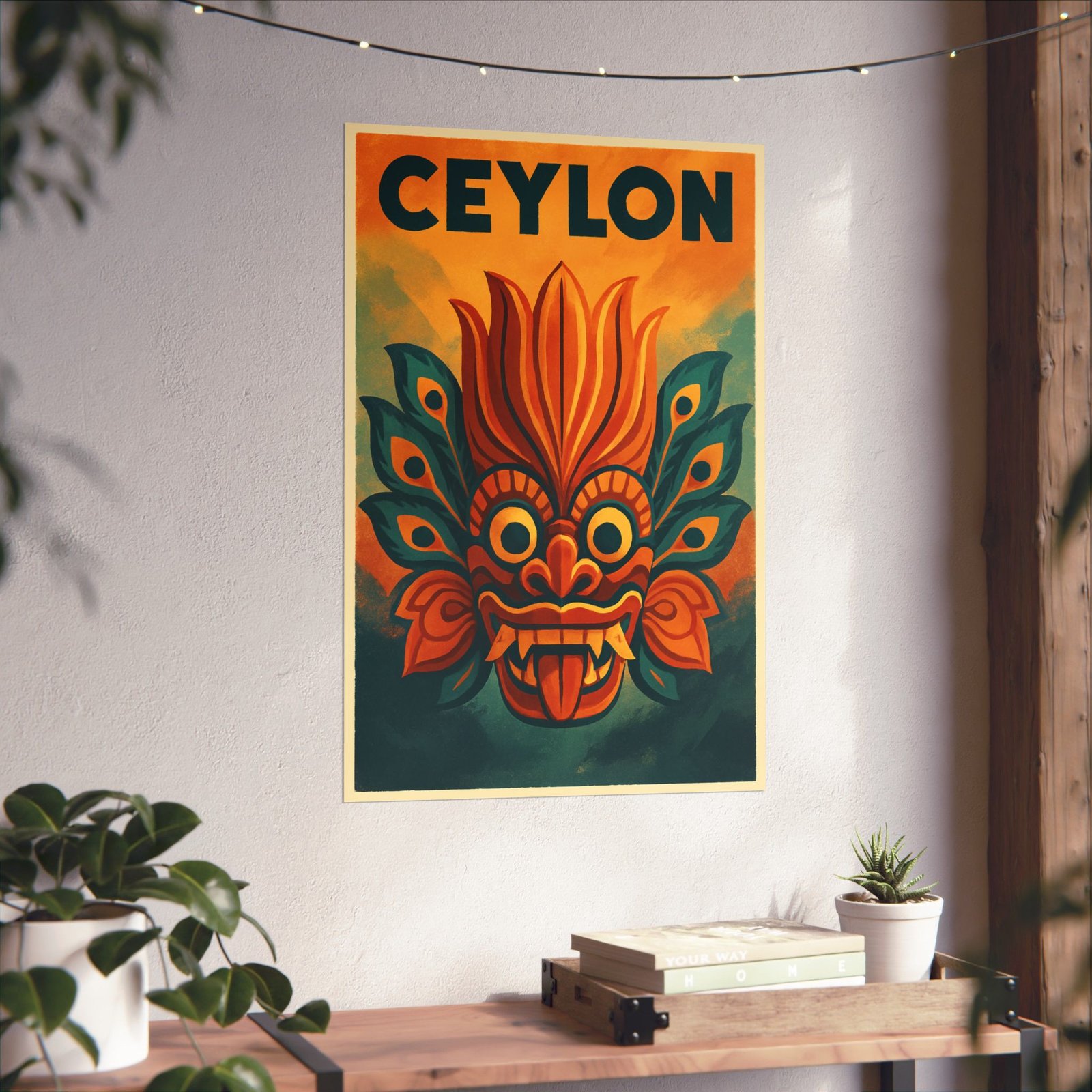 Ceylon Raksha Mask Poster – Museum-Grade Matte Print - Image 10